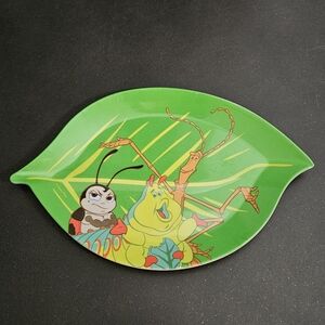 A Bug's Life plastic leaf shaped dish plate